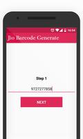 Barcode Generate For myJioo โปสเตอร์