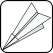 Origami avion en papier