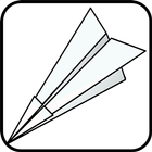 Paper Plane Origami ไอคอน