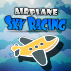 sky racing airplane free fly icône