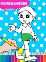 Nobita Super Heroes Coloring plakat