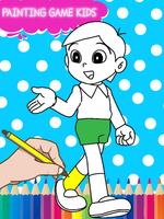 Nobita Super Heroes Coloring poster