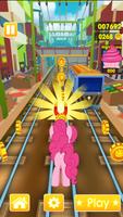 Little Subway Unicorn Pony Adventure MLP постер