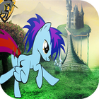 Icona Little Unicorn Pony Fights 2D