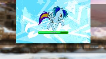 Little Unicorn Pony Fights 2D captura de pantalla 3