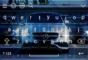 Theme Keyboard For Mercedes plakat
