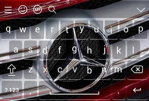 Theme Keyboard For Mercedes Ekran Görüntüsü 1