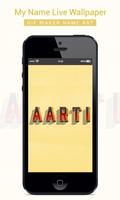 My Name Live Wallpaper : GIF Maker Name Art Affiche