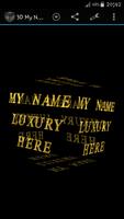 2 Schermata 3D My Name Deluxe Wallpaper