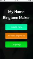 My Name Musical Ringtone Maker - Voice Changer Affiche