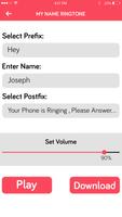 Name ringtone maker-Online offline name ringtone تصوير الشاشة 1