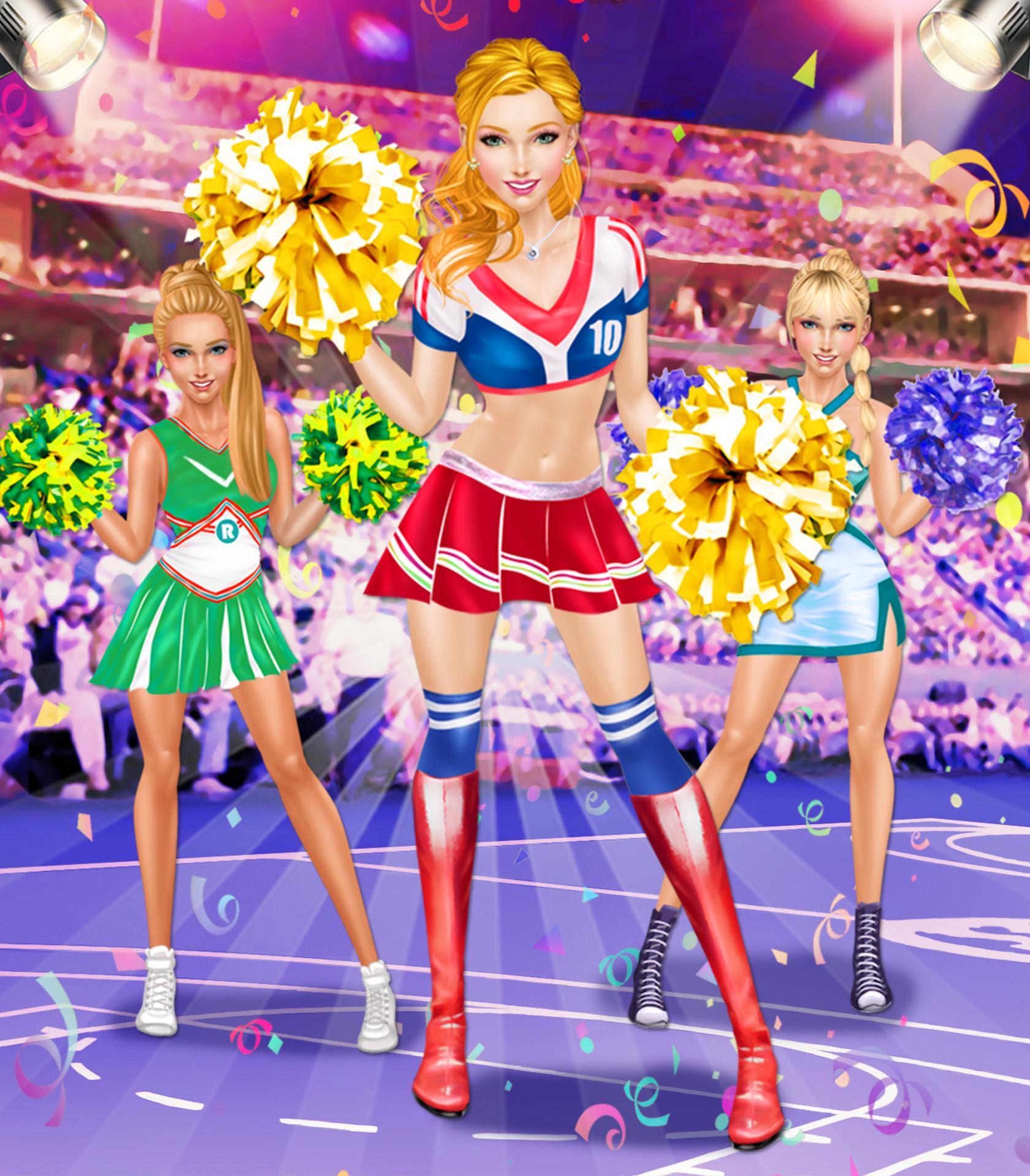 High School Cheerleader Salon For Android Apk Download - royale high cheerleading roblox download youtube video in