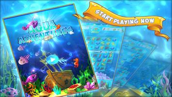 Aqua Adventures - Match 3 Game Cartaz