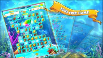 Aqua Adventures - Match 3 Game imagem de tela 2