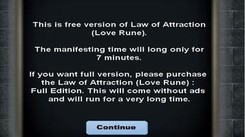 Law of Attraction (Love Rune) Ekran Görüntüsü 2