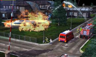 Airport Fire Rescue 3D Affiche