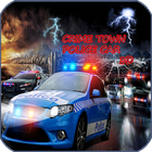 Crime Town Police Car-icoon