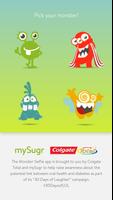 mySugr Monster Selfie الملصق