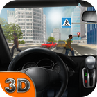 Extreme Driving School Test 3D আইকন