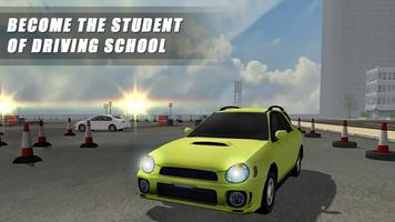 Extreme Driving School Test 3D poster