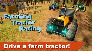 Poster Farming Tractor Racing 3D