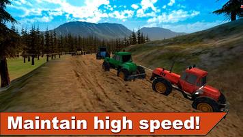 Farming Tractor Racing 3D captura de pantalla 1