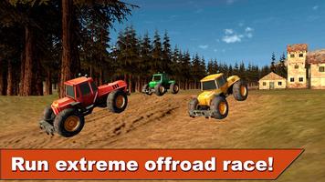Farming Tractor Racing 3D capture d'écran 2