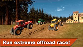 Farming Tractor Racing 3D imagem de tela 2