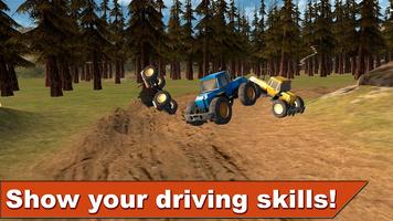 Farming Tractor Racing 3D ภาพหน้าจอ 3