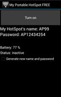 My Portable HotSpot FREE screenshot 1