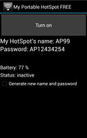 برنامه‌نما My Portable HotSpot FREE عکس از صفحه