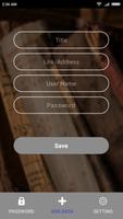 Pocket Password keeper (offline store) تصوير الشاشة 1