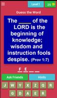 “Proverbs” Bible Quiz Cartaz