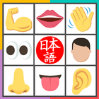 Body Parts Quiz Game (Japanese Learning App) icon