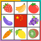 Fruits & Vegetables Quiz Game (Learn Chinese) icône