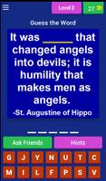 Saint Quotes (Catholic Game) تصوير الشاشة 2