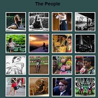 People Picture Gallery Affiche