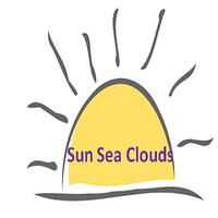 Poster Sun Sea Clouds
