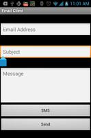 Email and SMS Client poster