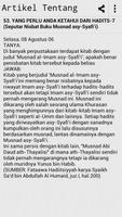 برنامه‌نما Artikel Tentang Hadith Melayu عکس از صفحه