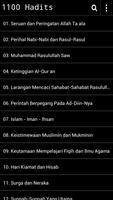 1100 Hadiths Terpilih screenshot 3