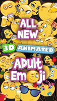Adult Stickers - Dirty Flirty Emojis Affiche