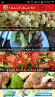 Hauptgericht Salate Rezepte Plakat