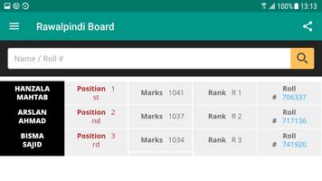 Faisalabad Board Result capture d'écran 2