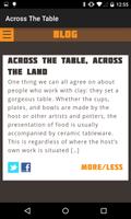 برنامه‌نما Across The Table عکس از صفحه