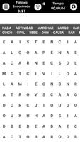 Word Search Spanish Affiche