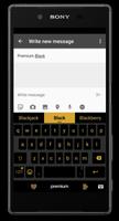 Premium Black Xperia™ Theme تصوير الشاشة 1