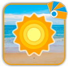 Summer Time Xperia™ Theme أيقونة