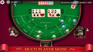 Baccarat Live - Punto Banco الملصق