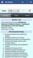 Winnipeg Bus Info Ekran Görüntüsü 1